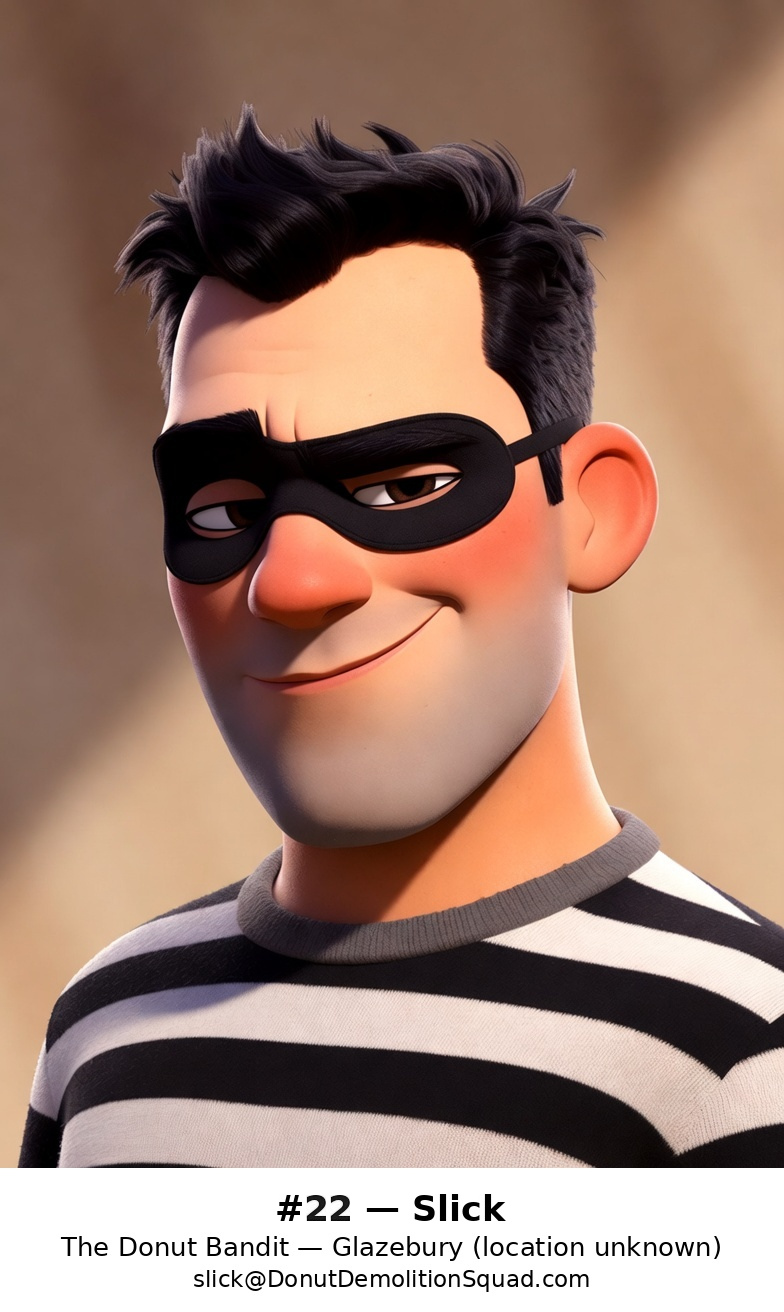 Slick, the Donut Bandit